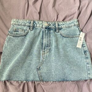 NOBU Light Blue Denim Mini Skirt